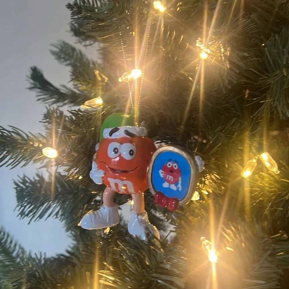 🧡 M&Ms Large Orange Christmas Ornament